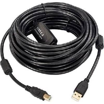 MicroConnect USBAB15B-ACTIVE USB-A - USB-B 15m černý