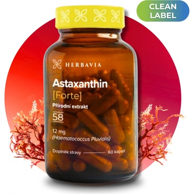 Díky přírodě Havajský Astaxanthin Vegan 4 mg 60 kapslí