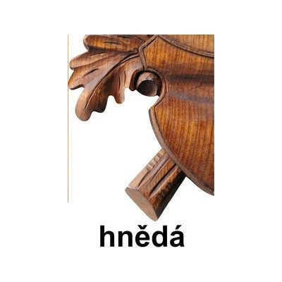 Dřevo Novák Podložka pod trofej řezbovaná, srnec šelma č. 102 Barva: hnědá,