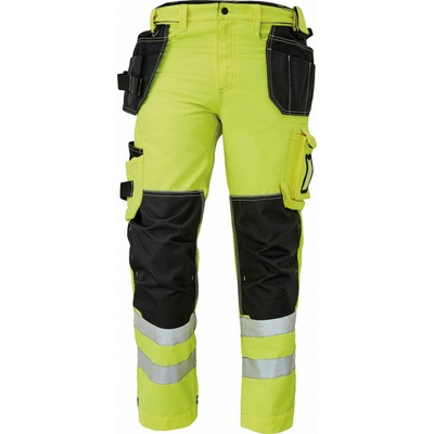 Cerva Knoxfield HI-VIS reflexní kalhoty do pasu žlutá