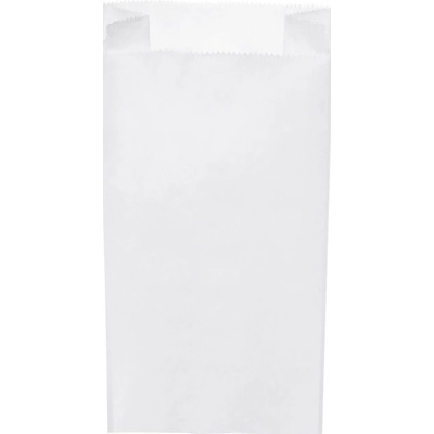 Svačinové papírové sáčky bílé 0,5 kg (10+5 x 22 cm) [1000 ks] (71005)