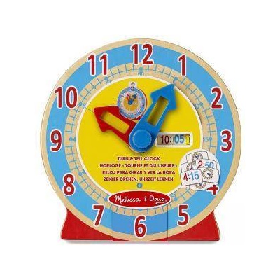 Melissa & Doug Детска играчка - Дървен часовник, 14284 Melissa and Doug, 000772142847