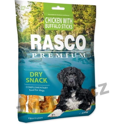 Rasco Premium tyčinky bůvolí obalené kuřecím masem 230 g