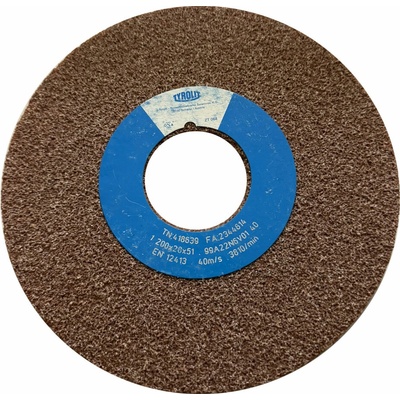 Tyrolit Brúsny kotúč plochý 200 x 20 x 51 mm 418639