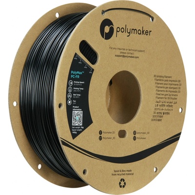 Polymaker PolyMax PC-FR Black, 1,75 mm, 1 kg