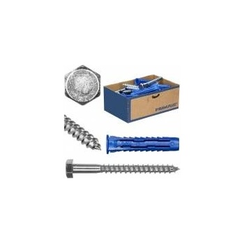 Rawlplug Universal spikes 4ALL 12x60 with insert with hex bar 8x100 10pcs. RAWLPLUG