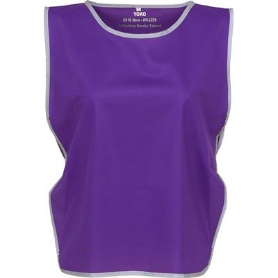 Yoko vesta HVJ259 Hi-Vis Tabard výstražná purple