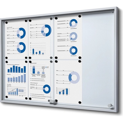 Jansen Display Interiérová vitrína 10 x A4 1126 x 641 mm