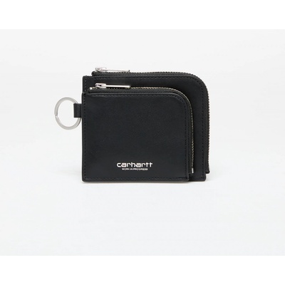 Carhartt WIP Double Vegas Zip Wallet Black/ Silver