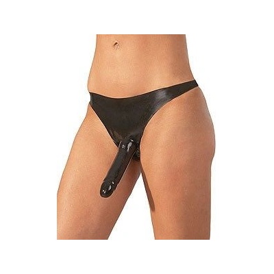 Latex Briefs with Dildo