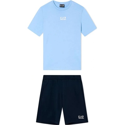 Ea7 emporio armani 7B000294_AF10378 short sleeve set - Blue (Bel Air Blue / Armani Blue)