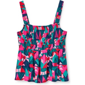 Passenger Дамски топ Passenger Women's Soleis Woven Cami Top - Sun Patch Rich Navy (916-6057-0112)