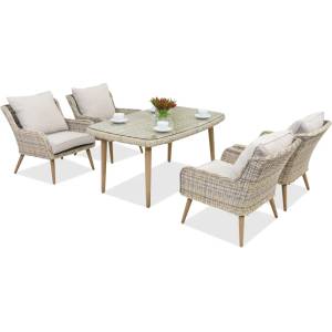 Garden Point Градински мебели Bilbao Premium 4 Garden Point пясък (GAP0560-FIE4)