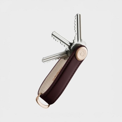 Klíčenka Orbitkey 2.0 Legendární kožená Wine
