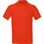 B&C Collection B&C INSPIRE POLO MEN / Мъжка поло тениска с къс ръкав от органичен памук - формула червено L (010430u3503)