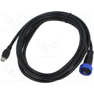 Bulgin PX0442 USB Buccaneer USB A mini vidlice 2m