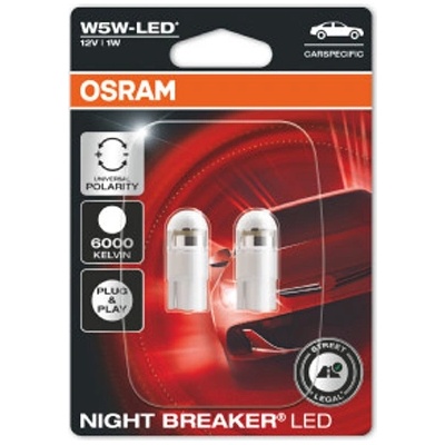 OSRAM Крушка osram led, 12v, 1w, 6000К, 2 броя