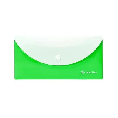 Panta Plast Папка за документи, 250x140 mm, PP, патент, два джоба, PANTA PLAST, неоново зелено 0410-0089-04 (0410-0089-04)