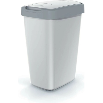 Prosperplast Odpadkový koš s barevným víkem, 25 l, šedá