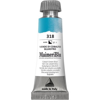 Maimeri Blu Акварелна боя Cobalt Green Blueish 318 12 ml 1 бр (M1609318)