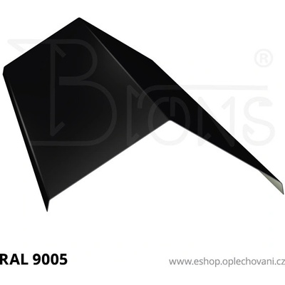 Brons Hřebenáč 240 1 m RAL 9005 černá pozink