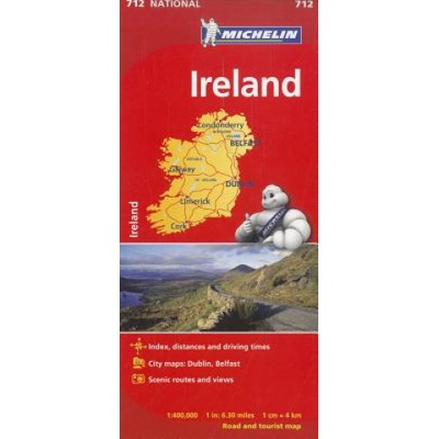 Ireland - Michelin National Map 712 - MapSheet map