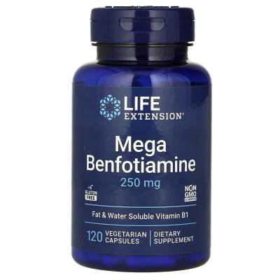 Life Extension Mega Benfotiamine 250 mg, 120 vcaps