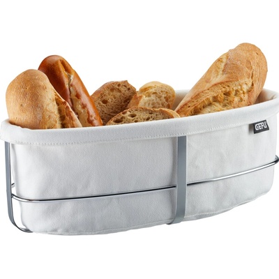 GEFU Košík na pečivo BRUNCH, oválný bílý
