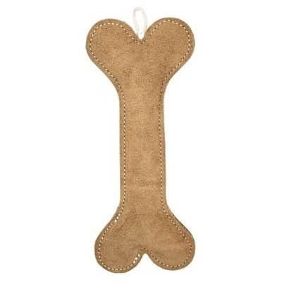Cobbys Pet Kosť hračka pre psov z prírodnej kože 25 x 10 cm
