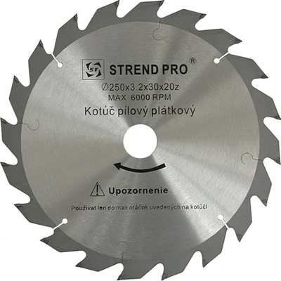 Strend Pro SuperSaw NW Pílový kotúč s plátkami na drevo 200x2,5x20 z16