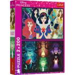 Trefl - Puzzle 2x200 Charming Princesses - 200 piese