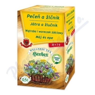 Herbex Ungo Tea játra žlučník 20 x 3 g