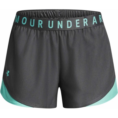 dámske šortky Under Armour Play Up shorts EMBOSS 3.0 sivá svetlomodrá