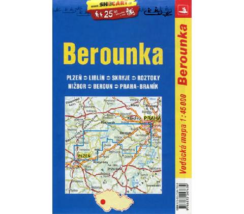 Berounka - vodácká mapa