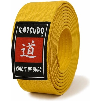 Katsudo Колан Кацудо Оби, жълт (2253.kat.mifune.yellow)