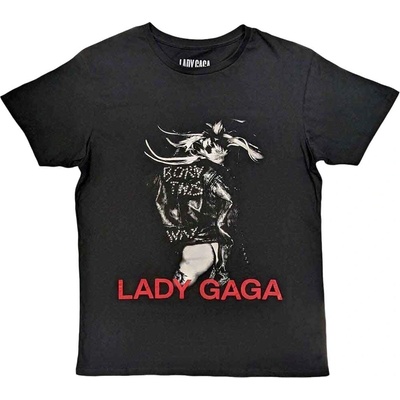 Lady Gaga Leather Jacket Black M Риза (GAGATS13MB02)