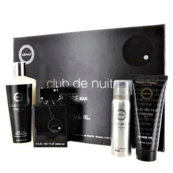 Armaf Club De Nuit Man Intense Подаръчен комплект за мъже Размер EDT 105 ml + 50 ml дезодорант спрей + 100 ml душ гел + 250 ml шампоан