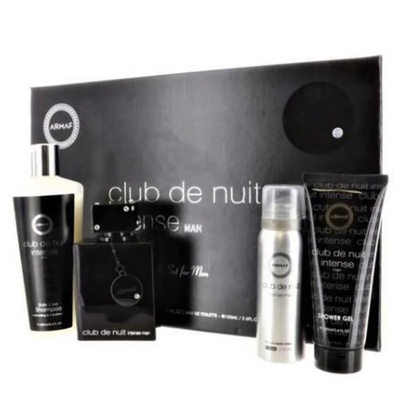 Armaf Club De Nuit Man Intense Подаръчен комплект за мъже Размер EDT 105 ml + 50 ml дезодорант спрей + 100 ml душ гел + 250 ml шампоан