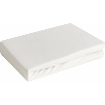 Eurofirany jersey prostěradlo jersey3 světlekrémvé 200x220