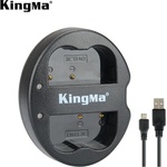 KingMa Зарядно за батерия EN-EL3e USB Dual за Nikon D700, D300s, D300, D200, D100, D90, D80, D70s, D70, D50 Зарядно за батерии