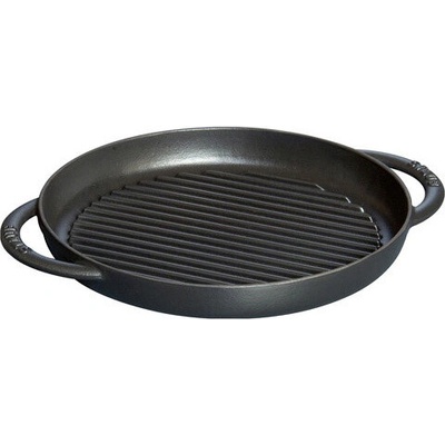 Staub Okrúhly liatinový gril 26 cm, čierna 1004005