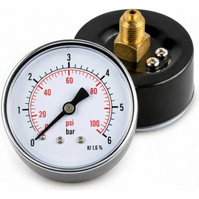 ITALTECNICA Manometer 6 bar so zadným pripojením