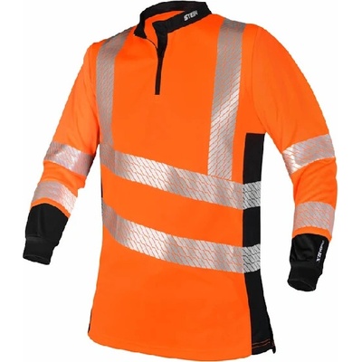 Stein Tričko s dlouhým rukávem X25 VENTOUT Hi-Vis oranžová S – Zboží Dáma
