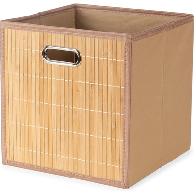 Compactor Бамбукова кутия за съхранение в естествен цвят 31x31x31 cm - Compactor (RAN11751)