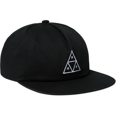 HUF UNSTRUCTURED TRIPLE TRIANGLE SNAPBACK Black