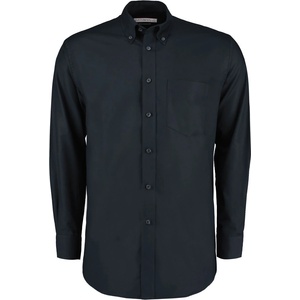 Kustom Kit KK 351 / Мъжка риза с дълъг ръкав Oxford - тъмносиня XXXL/4XL 4XL (43351X290jo)