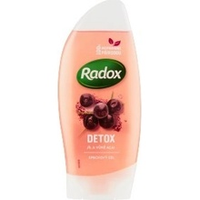 Radox Feel Detoxed s vôňou ílov a bobúľ Acai oživujúci sprchový gél 250 ml