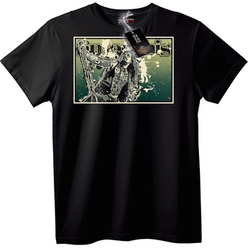 NOONEBRAND Тениска Рок бенд войн - 2XL, Black