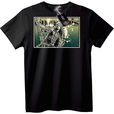 NOONEBRAND Тениска Рок бенд войн - 2XL, Black