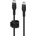 Belkin BoostCharge Pro Flex USB-C Cable - здрав USB-C към USB-C кабел с въжена оплетка за устройства с USB-C порт (200 см) (черен)